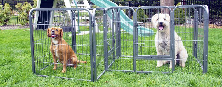 Heavy Duty Double Divided Tube Pet Playpen for Dog